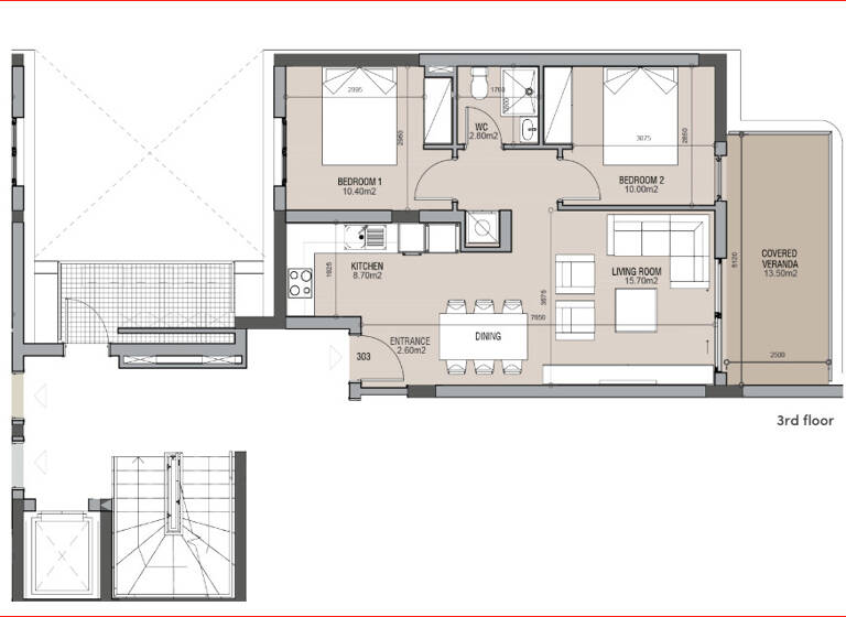 Studio zum Kauf 344.000 € 3 Zimmer 67 m² 3. Geschoss Athen