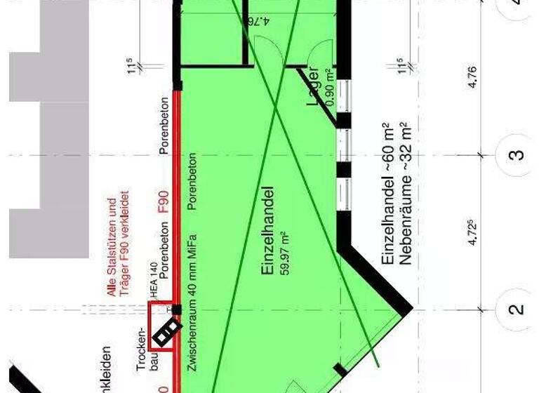 Bürofläche zur Miete provisionsfrei 91 m² Bürofläche Von-Roden-Str. 2 Kleinendorf Rahden 32369