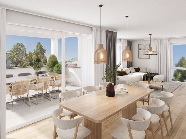 Wohnung zum Kauf - Erstbezug provisionsfrei 309.900 € 2,5 Zimmer 57,9 m² 2. Geschoss Laupheim Laupheim 88471