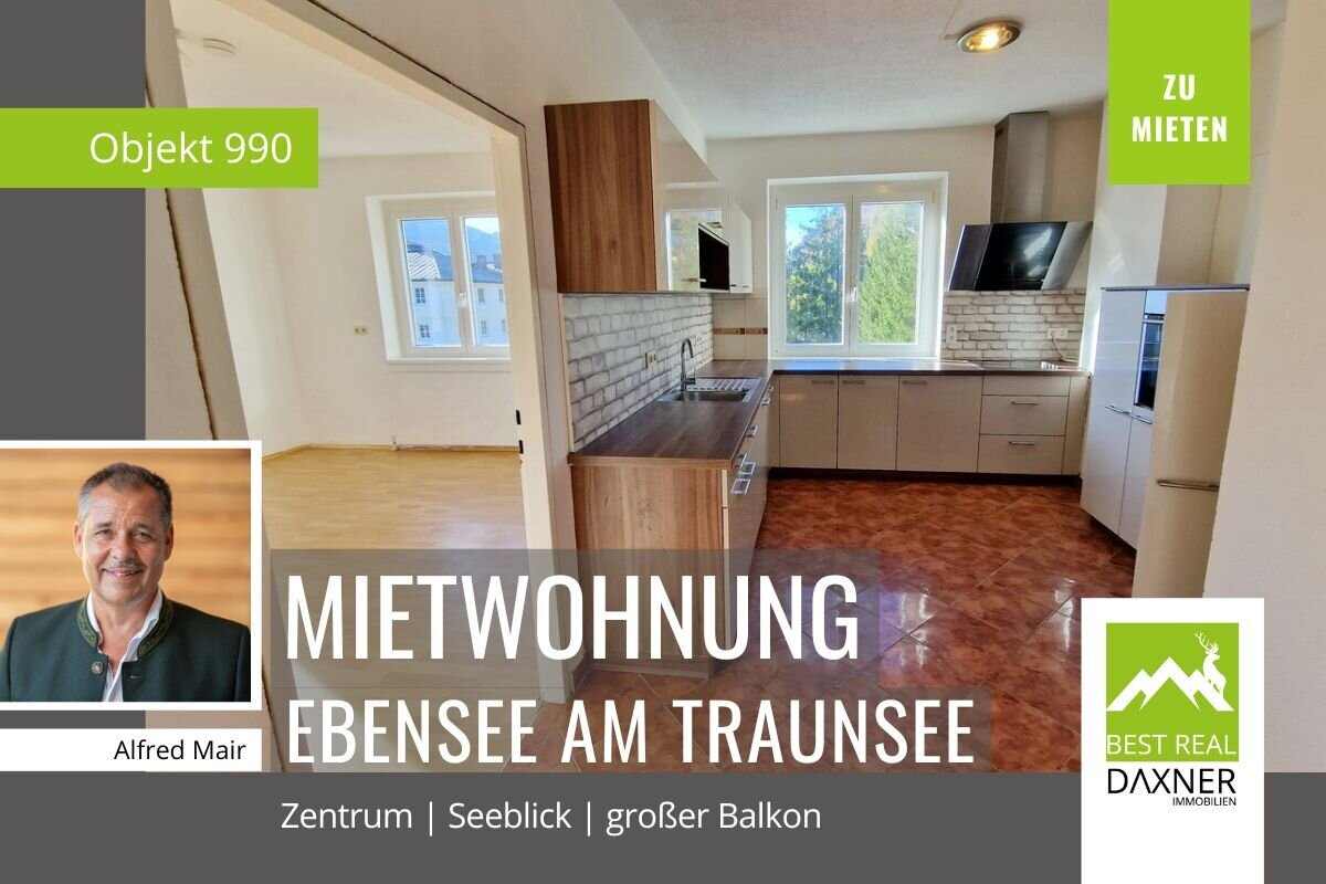 Wohnung zur Miete 640 € 3 Zimmer 66 m²<br/>Wohnfläche 2.<br/>Geschoss Ebensee am Traunsee 4802