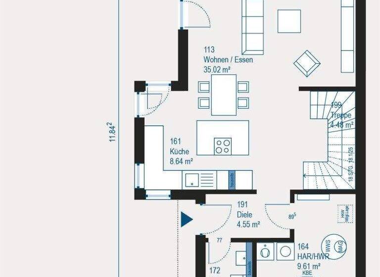 Mehrfamilienhaus zum Kauf 346.999 € 4 Zimmer 130 m² 493,9 m² Grundstück Lichtental Baden-Baden 76534