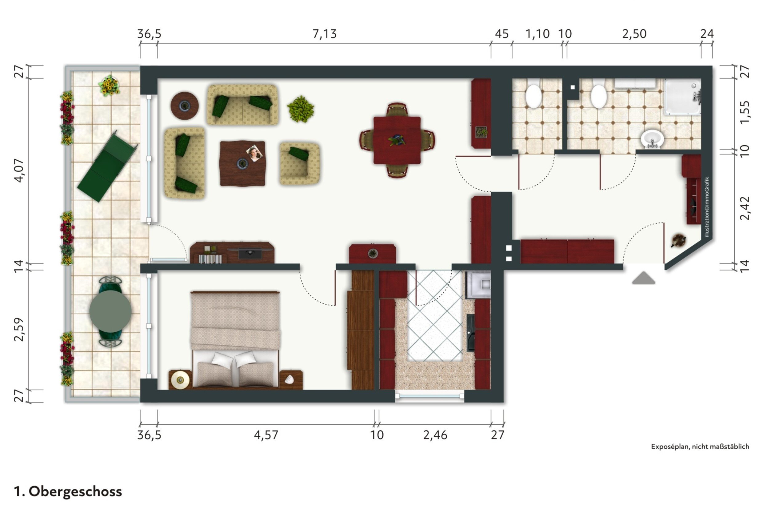 Wohnung zum Kauf 162.500 € 2 Zimmer 60 m²<br/>Wohnfläche 2.<br/>Geschoss ab sofort<br/>Verfügbarkeit Marli / Brandenbaum Lübeck 23566