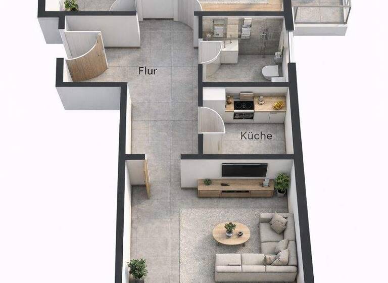 Studio zum Kauf 175.000 € 3 Zimmer 79 m² 2. Geschoss Bad Füssing 94072