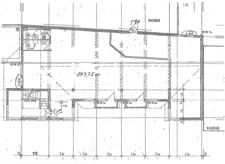 Bürofläche zur Miete 3.150 € 350 m² Bürofläche teilbar ab 144 m² Trier-Nord Trier 54292