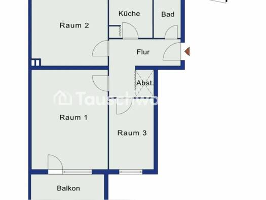 Wohnung zur Miete Tauschwohnung 374 € 2,5 Zimmer 65 m² 1. Geschoss Reinickendorf Reinickendorf 13403
