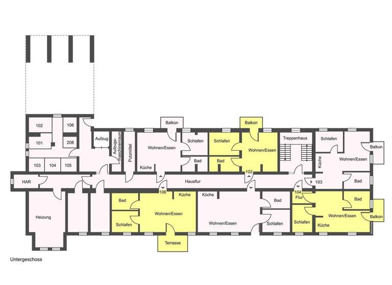 Wohnung zur Miete 550 € 2 Zimmer 60,4 m² frei ab 01.05.2026 Wissen 57537