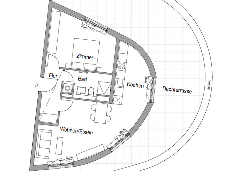 Penthouse zum Kauf 545.000 € 2 Zimmer 75 m² Spandau Berlin / Spandau 13585