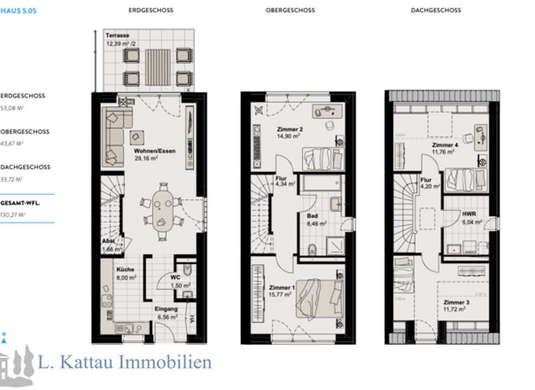 Reihenendhaus zum Kauf 517.000 € 5 Zimmer 137 m² 258 m² Grundstück Aumund-Hammersbeck Bremen 28755
