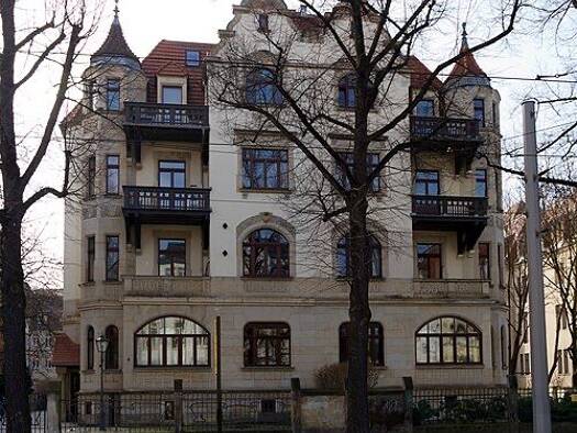 Wohnung zur Miete 710 € 2 Zimmer 63 m² Geschoss 2/3 frei ab 01.05.2026 Borsbergstraße 4 Striesen-Süd Dresden 01309