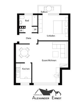 Wohnung zur Miete 700 € 2 Zimmer 63 m²<br/>Wohnfläche ab sofort<br/>Verfügbarkeit Rüdiger Str. Mehlem-Rheinaue Bonn 53179