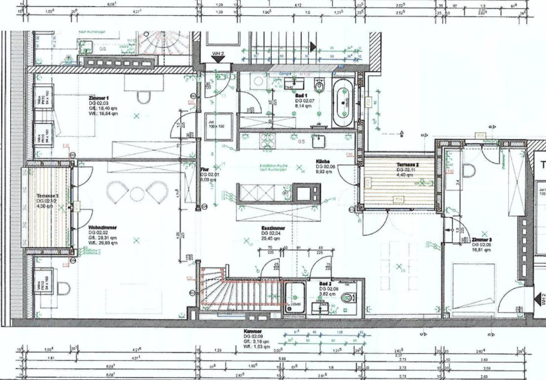 Terrassenwohnung zur Miete 3.100 € 3 Zimmer 129,2 m²<br/>Wohnfläche 5.<br/>Geschoss 01.03.2025<br/>Verfügbarkeit Friedrichshain Berlin 10245