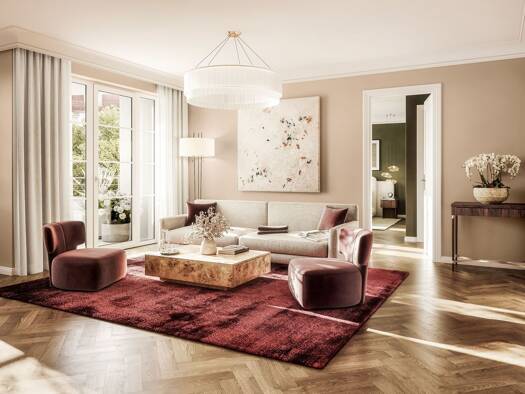 Wohnung zum Kauf - Neubau 1.179.900 € 4 Zimmer 92,4 m² 2. Geschoss Suarezstraße 24 Charlottenburg Charlottenburg-Wilmersdorf 14057