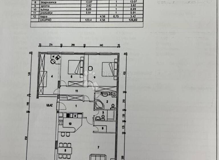 Wohnung zum Kauf 750.000 € 4 Zimmer 127 m² 4. Geschoss Kman - Visoka - Sucidar