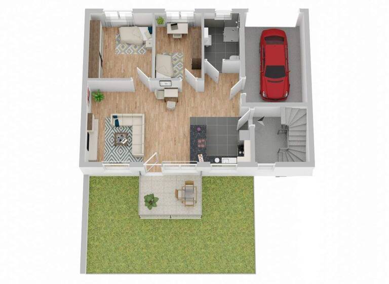 Wohnung zum Kauf - Erstbezug 299.000 € 3 Zimmer 76 m² EG Mörstadt 67591