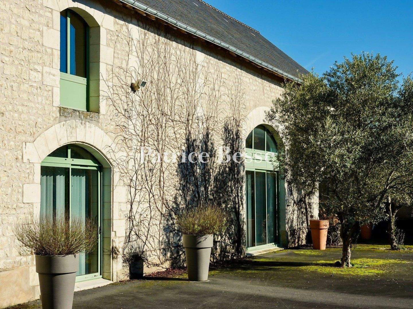 Immobilie in Bovenden - A beautifully converted barn built of tuffeau stone with a garden and swimming pool, nestled in France's Indre-et-Loire department - ref 517653 - Bild 2