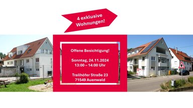 Wohnung zum Kauf provisionsfrei 584.000 € 4,5 Zimmer 104 m² 1. Geschoss Trailhöfer Straße 23 Oberbrüden Auenwald 71549