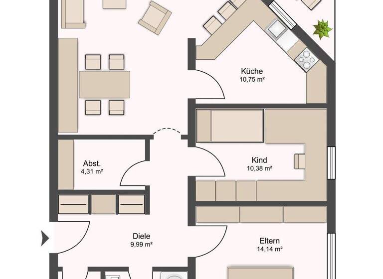 Wohnung zum Kauf 180.000 € 3,5 Zimmer 88 m² 1. Geschoss frei ab 01.04.2026 Rothenburger Weg 34 Schrozberg 74575