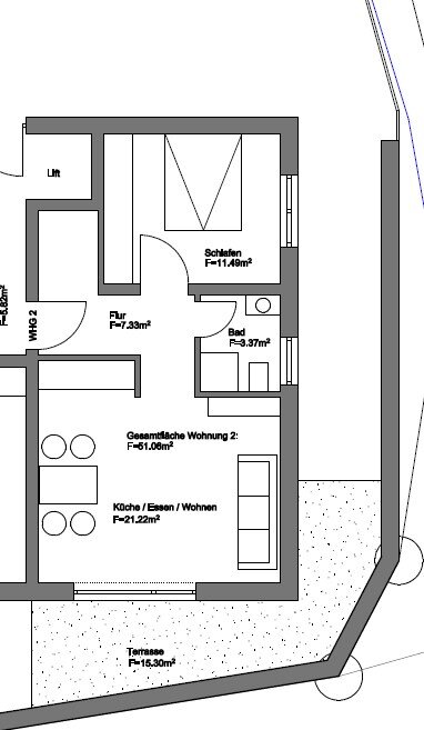 Wohnung zum Kauf provisionsfrei 312.000 € 2 Zimmer 50 m²<br/>Wohnfläche EG<br/>Geschoss ab sofort<br/>Verfügbarkeit Lützelsachsen Weinheim 69469