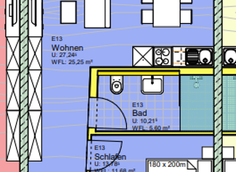 Wohnung zur Miete 600 € 2 Zimmer 47,7 m² 2. Geschoss frei ab 01.03.2026 Schwenningen Villingen-Schwenningen 78054