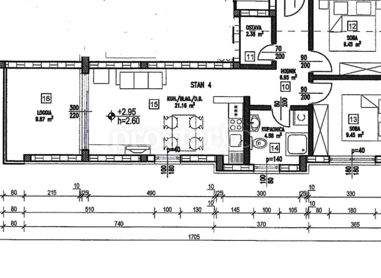 Wohnung zum Kauf 215.845 € 2 Zimmer 1. Geschoss Novi Vinodolski 51250