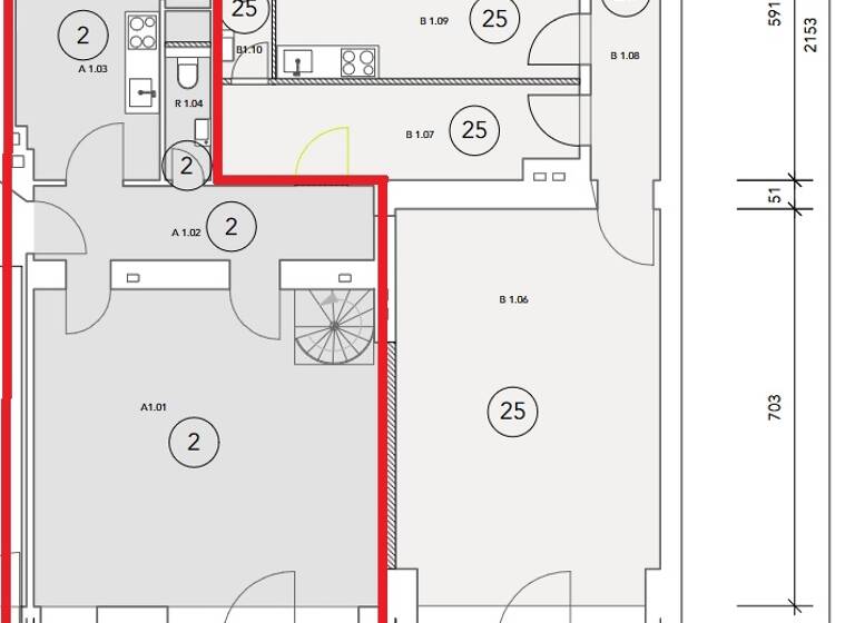 Bürofläche zur Miete 26 € 54,1 m²<br/>Bürofläche Charlottenburg Berlin Charlottenburg 14059