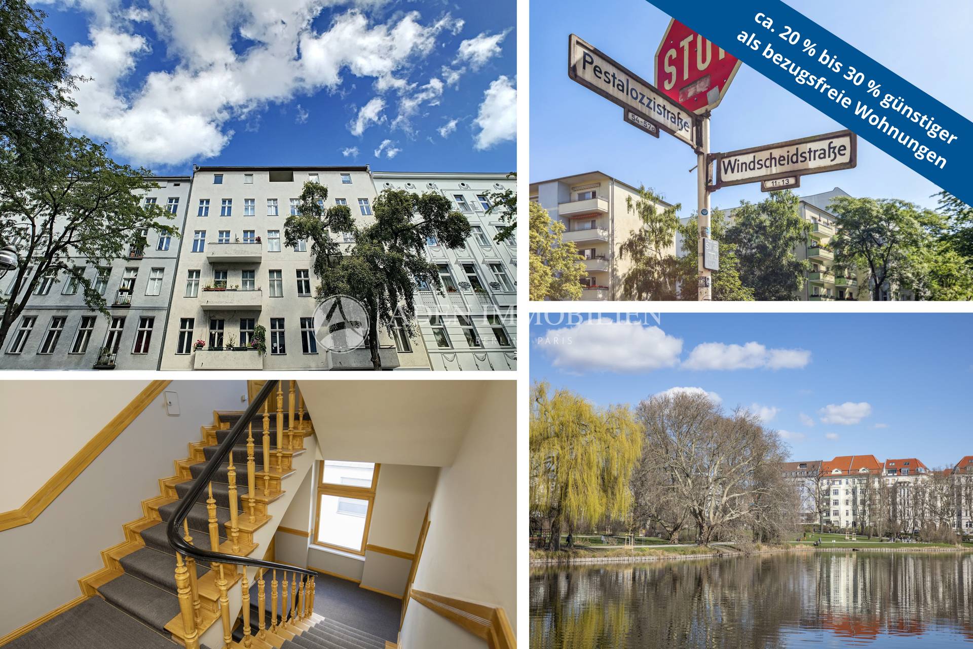 Wohnung zum Kauf provisionsfrei 249.716 € 2 Zimmer 61,3 m²<br/>Wohnfläche 4.<br/>Geschoss Pestalozzistr 36 Charlottenburg Berlin 10627