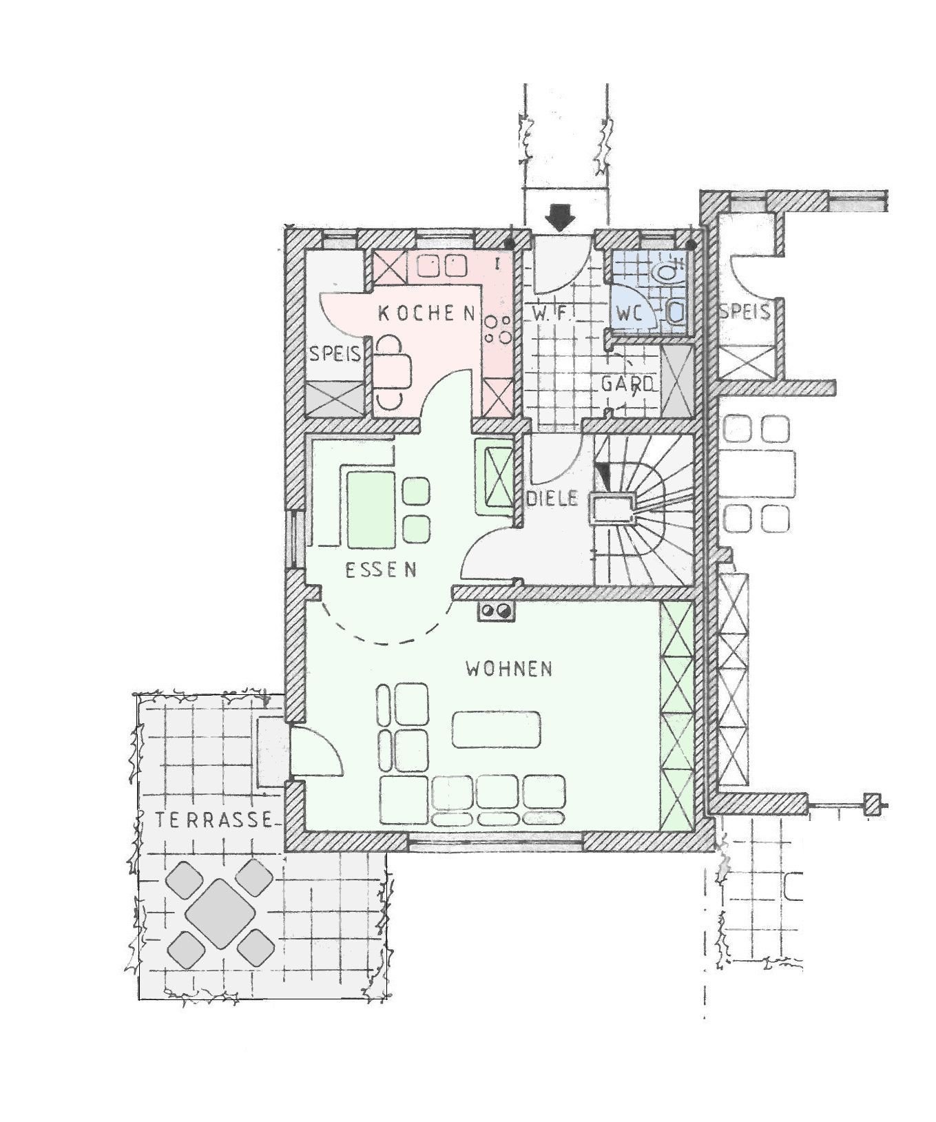 Reihenendhaus zum Kauf 638.000 € 5 Zimmer 155 m²<br/>Wohnfläche 384 m²<br/>Grundstück ab sofort<br/>Verfügbarkeit Rosenstr. 12 Wolnzach Wolnzach 85283