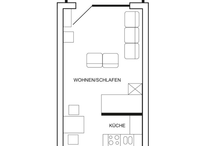 Studio zum Kauf provisionsfrei 65.000 € 1 Zimmer 38,4 m² Walsrode 29664