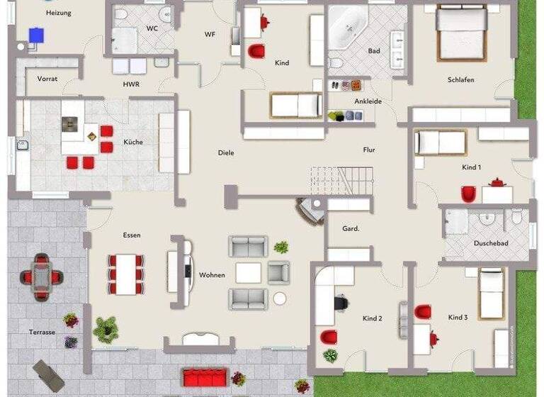 Bungalow zum Kauf 640.000 € 6 Zimmer 223,4 m² 1.849 m² Grundstück Buch Buch a.Wald 91592