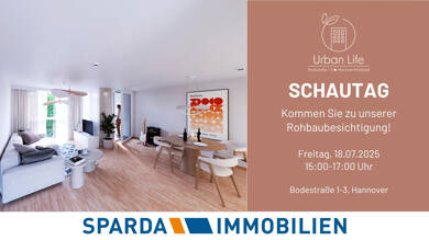 Wohnung zum Kauf - Erstbezug provisionsfrei 359.000 € 2 Zimmer 62,1 m² Bodestraße 1-3 Nordstadt Hannover-Nordstadt 30167