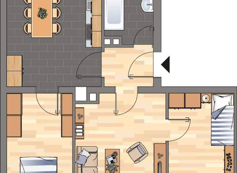 Wohnung zur Miete 669 € 3 Zimmer 62,3 m² 1. Geschoss Martin-Luther-Straße 5 Neustadt-Stadt Neustadt an der Weinstraße 67433