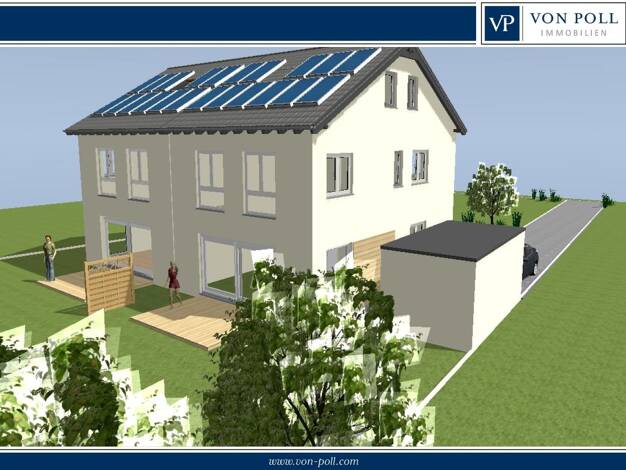 Doppelhaushälfte zum Kauf 606.600 € 5 Zimmer 135 m² 413 m² Grundstück Stockstadt am Rhein 64589