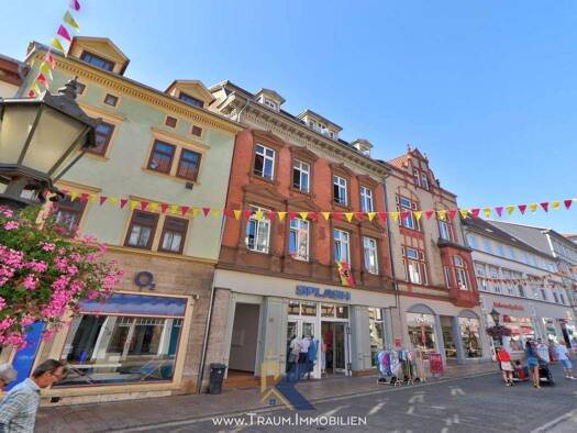 Wohnung zur Miete 374 € 2 Zimmer 62,2 m² 3. Geschoss Steinweg 13 Mühlhausen Mühlhausen/Thüringen 99974