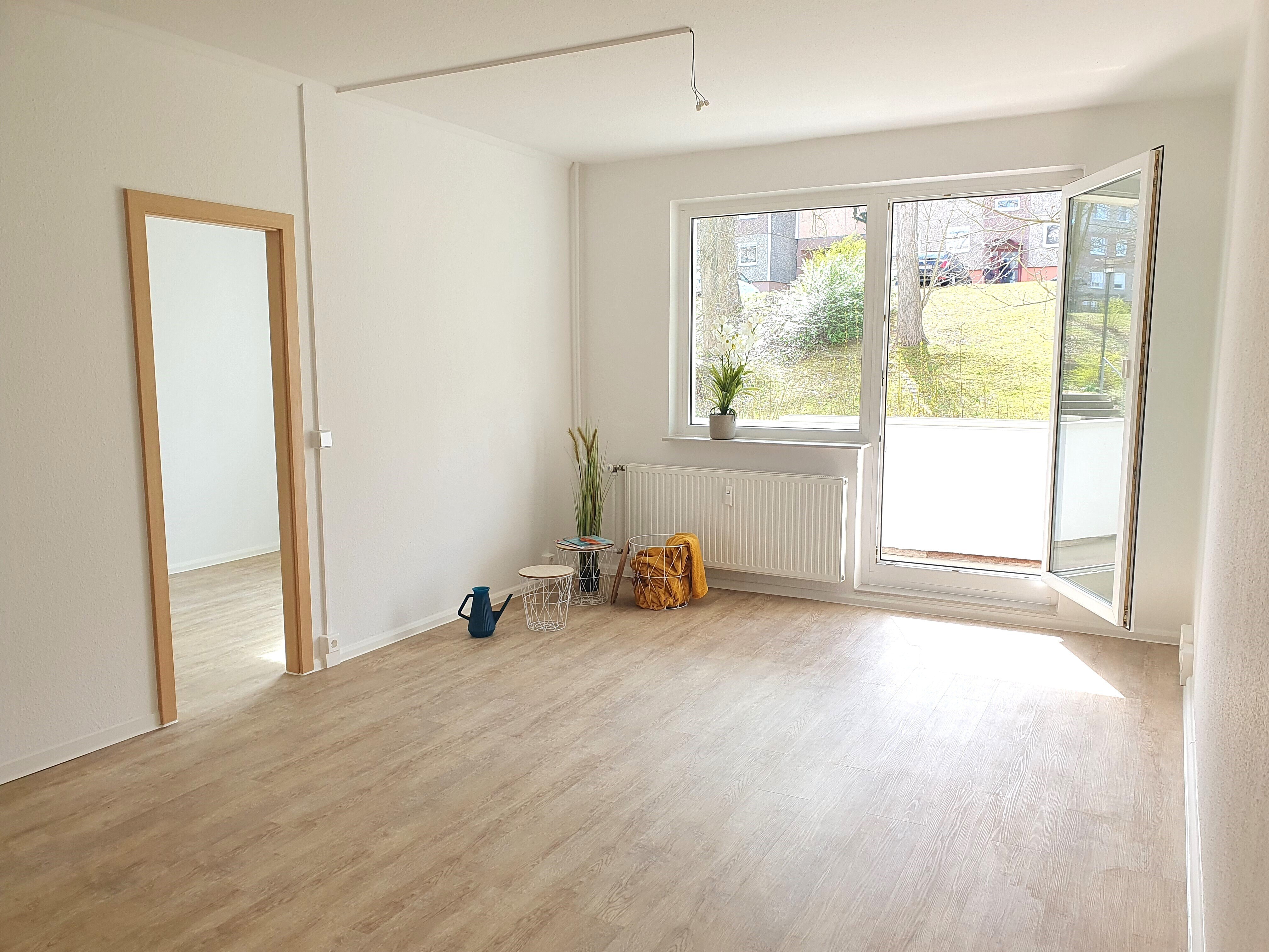 Wohnung zur Miete 339 € 2 Zimmer 55,2 m²<br/>Wohnfläche EG<br/>Geschoss Otto-Worms-Straße 10 Lusan - Brüte 2 Gera 07549