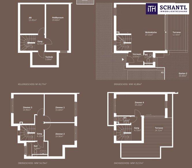 Doppelhaushälfte zum Kauf 619.000 € 5 Zimmer 123,3 m²<br/>Wohnfläche Tauschinskygasse Wien 1220