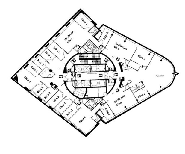 Bürofläche zur Miete provisionsfrei 500 € 20 m²<br/>Bürofläche Berliner Straße Hochschule für Gestaltung Offenbach am Main 63065