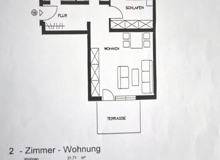 Terrassenwohnung zur Miete 460 € 2 Zimmer 62 m² frei ab sofort Mannfeldstraße 5 b Meißen 01662