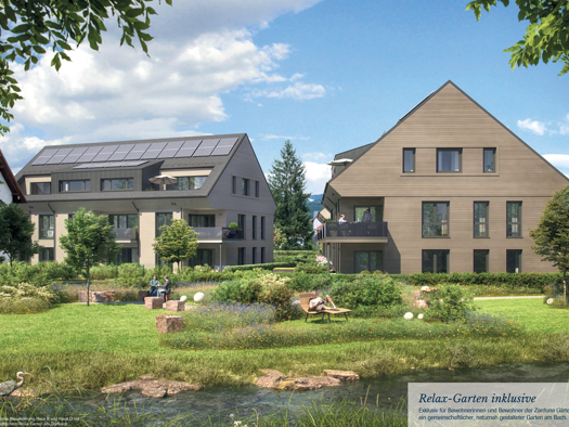 Wohnung zum Kauf - Erstbezug provisionsfrei 416.800 € 2 Zimmer 50,7 m² 1. Geschoss frei ab sofort Bundesstraße 27 Zarten Kirchzarten 79199