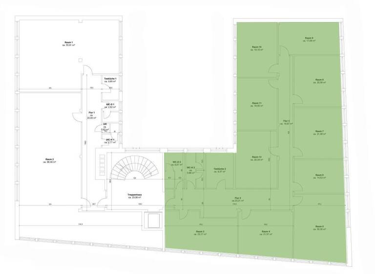 Büro zur Miete provisionsfrei 265 m² Bürofläche Schwanenstr. 19 Altstadt Duisburg 47051