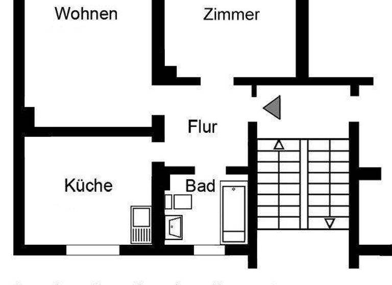 Wohnung zur Miete 399 € 2,5 Zimmer 46,6 m² EG frei ab 01.07.2026 Fahrner Straße 262 Wehofen Duisburg 47169