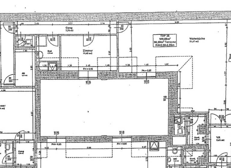 Wohnung zur Miete 1.960 € 3 Zimmer 108,9 m² Wien 1070