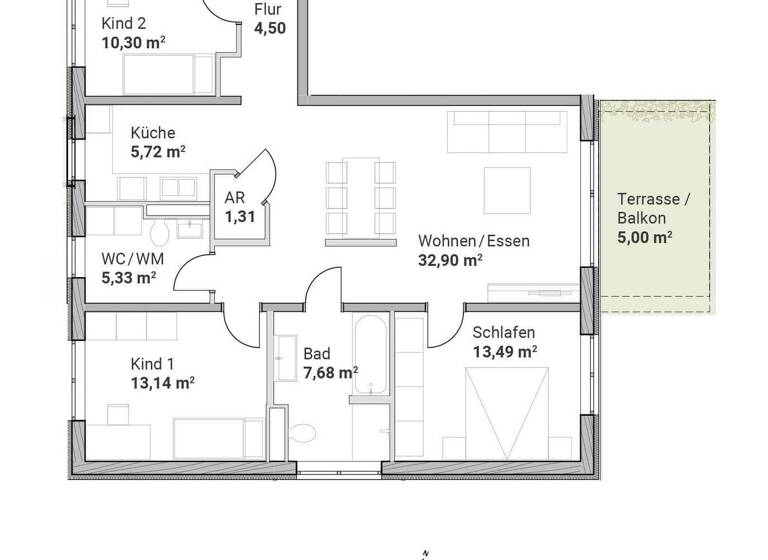 Wohnung zum Kauf provisionsfrei 611.900 € 4 Zimmer 99,4 m² Beilngries 92339