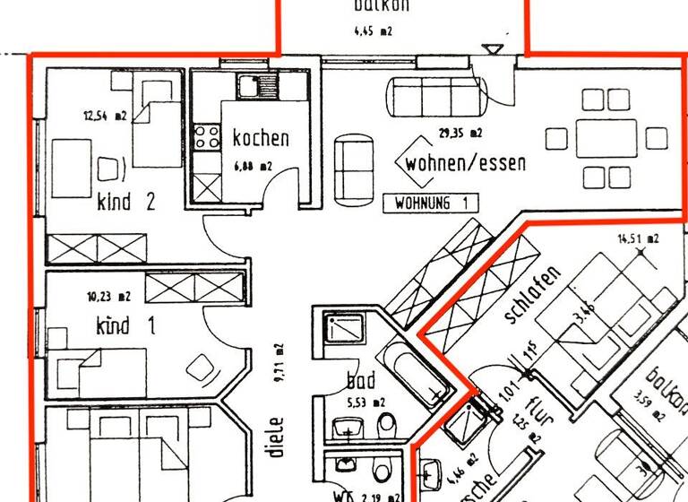 Wohnung zum Kauf 310.000 € 4 Zimmer 94 m² 2. Geschoss Karthause Koblenz 56075