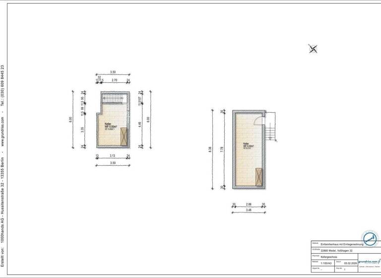 Doppelhaushälfte zum Kauf 539.900 € 5,5 Zimmer 176 m² 518 m² Grundstück Wedel 22880
