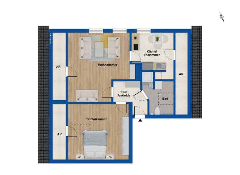 Wohnung zum Kauf 252.000 € 2 Zimmer 55 m² 2. Geschoss Kochel Kochel am See 82431