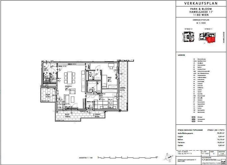 Wohnung zum Kauf - Erstbezug 729.000 € 3 Zimmer 83,8 m² 2. Geschoss Wien 1180