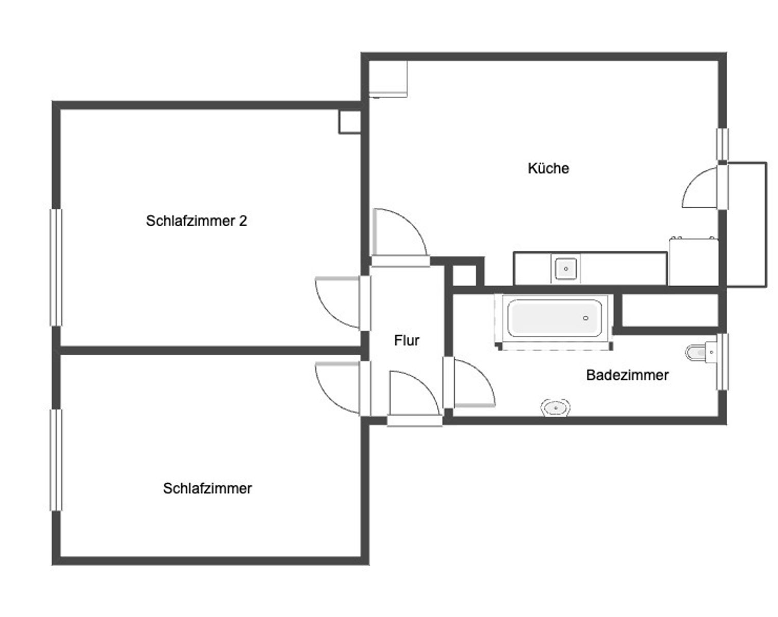 Immobilie zum Kauf als Kapitalanlage geeignet 150.000 € 3 Zimmer 58 m²<br/>Fläche Alt-Gaggenau Gaggenau 76571