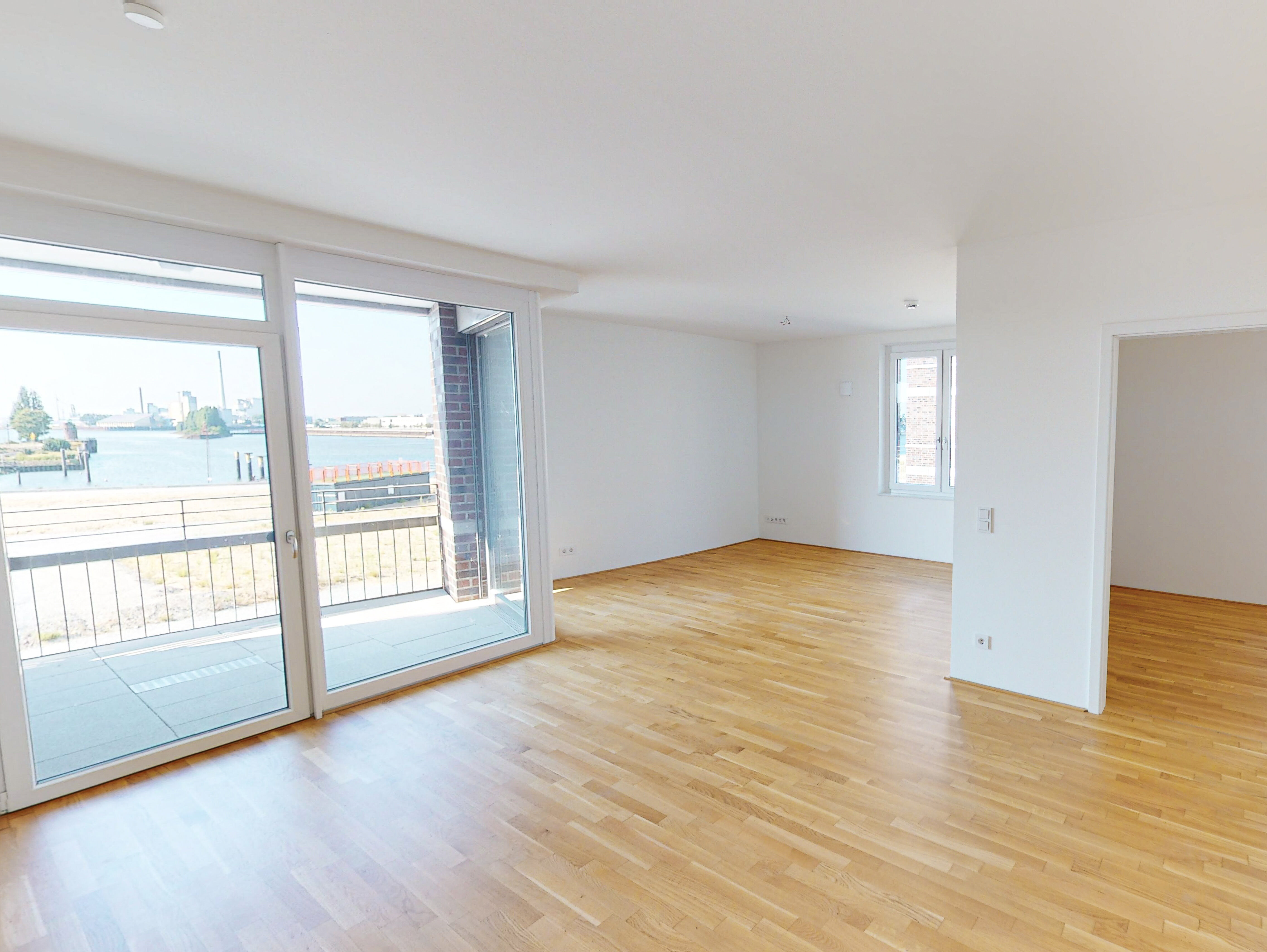 Wohnung zur Miete 945 € 2 Zimmer 65,9 m²<br/>Wohnfläche 1.<br/>Geschoss 01.01.2025<br/>Verfügbarkeit Kommodore-Ziegenbein-Allee 1 Häfen - Handelshäfen Bremen 28217