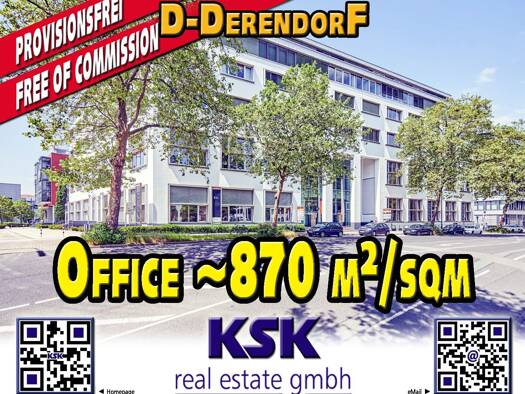 Bürofläche zur Miete provisionsfrei 18 € 870 m² Bürofläche teilbar von 633 m² bis 870 m² Derendorf Stadtbezirk 1 40476