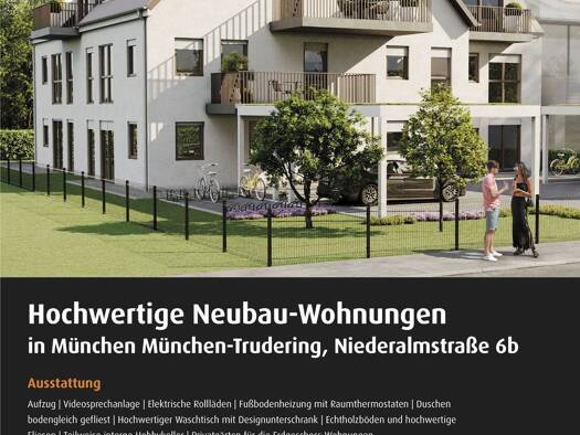 Reihenendhaus zum Kauf - Erstbezug 1.149.000 € 5 Zimmer 130,5 m² 50 m² Grundstück Niederalmstraße 6 b Ramersdorf-Perlach München 81735